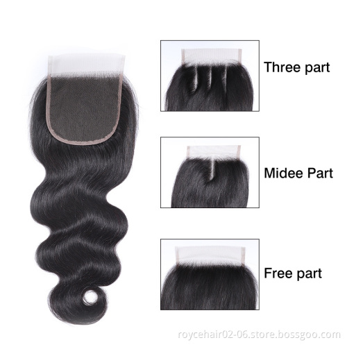 Grade 8A Virgin Cuticle Aligned Body Wave 360 Lace Frontal Closure, European Hair Brazilian Hair Human Hair Weaves 3 Bundles